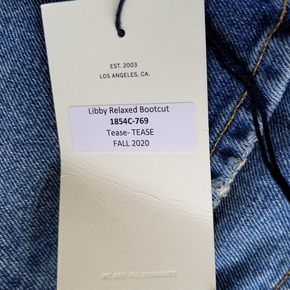 Citizens of Humanity Libby Relaxed Bootcut Denim Jeans 27 Light Wash High Rise - Picture 11 of 14